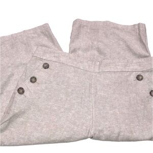 Lane Bryant linen blend tan pants size 14